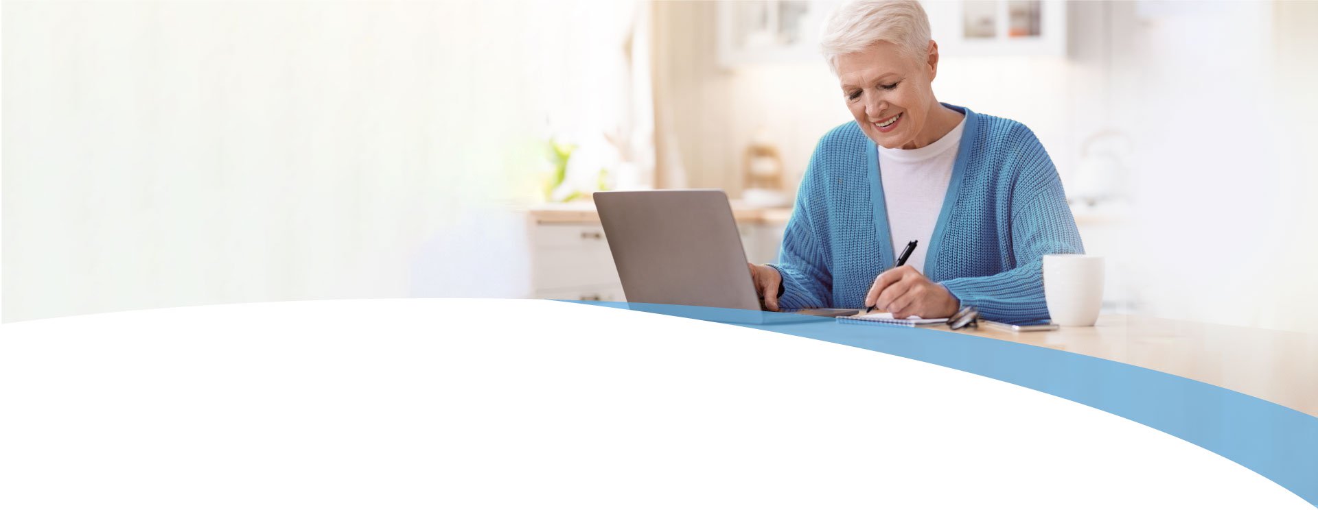 Senior Woman on Laptop